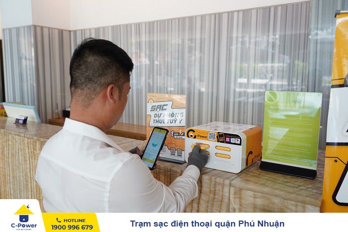 Trạm sạc điện thoại quận Phú Nhuận giá rẻ, an toàn